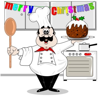 Un cocinero en Navidad