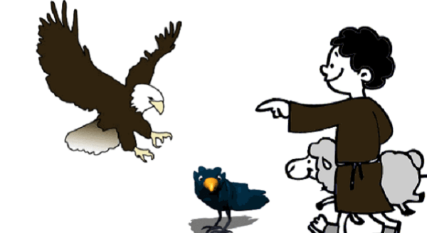 El águila, el cuervo y el pastor