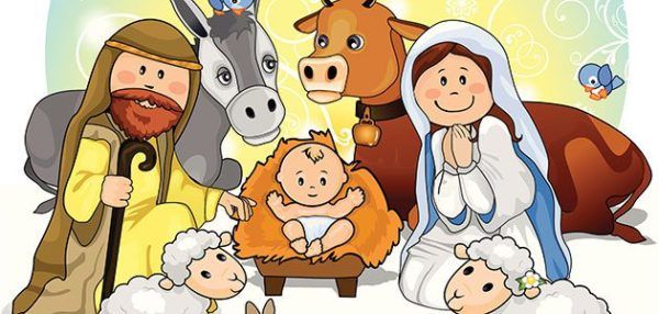 El nacimiento de Jesús en Belén.