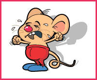 Un ratón confiado